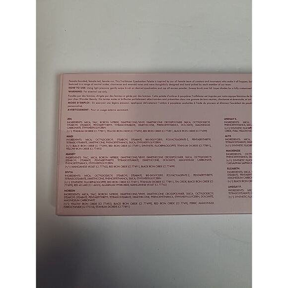 WANDER BEAUTY Trailblazer Eyeshadow Palette NEW Neutral Chartreuse Emerald Tones - Picture 7 of 8